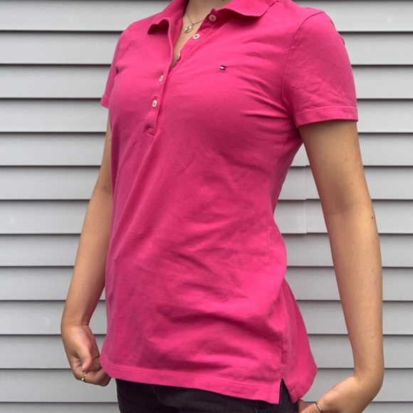 TOMMY HILFIGER Women’s regular fit essential polo - Picture 4 of 4
